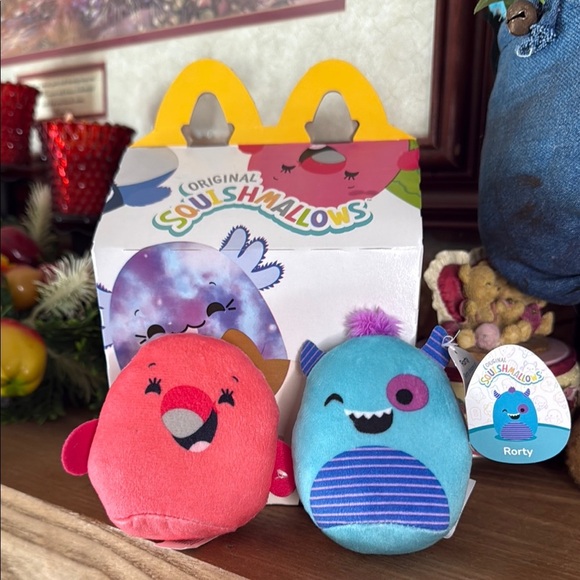 Squishmallows Red and Blue Stuffed Animals Collectible Set - Picture 1 of 8